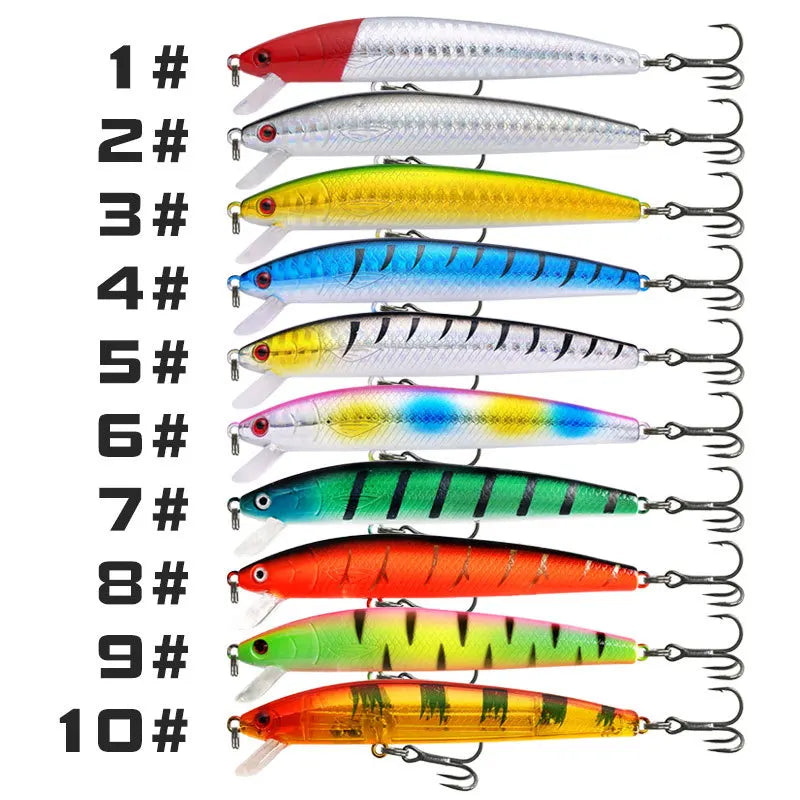 Fishing Lure Set Mini Hard Bait Minnow Floating Swing | SAMAG