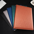 2026 A4 PU Leather Business Padfolio Organizer Case Vintage Binder Business Manager Document Pads Office File Folder
