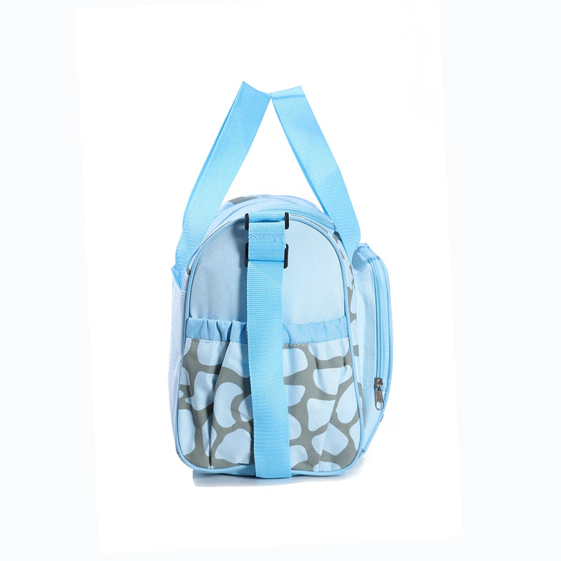 Fashionable cartoon embroidered single shoulder mommy bag with multifunctional and large capacity mother and baby diaper bag