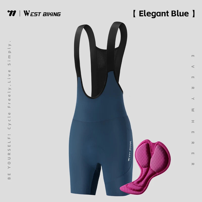 WEST BIKING Men Cycling Shorts With Pockets Anti Slip 4-Way Stretch Sponge Pad Men's Shorts Quick Dry Soft Gravel Women's Shorts