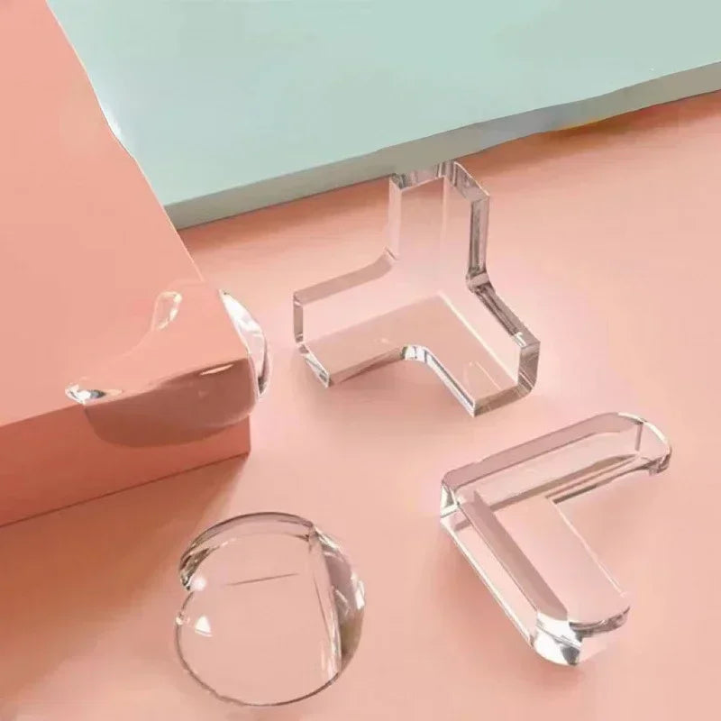 4/10/20pcs Kids Proofing Edge Protector Soft Transparent Children Anti Collision Table Corner Edge Protection Cover