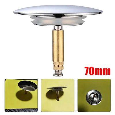 New Pop Up Waste Stopper Bathtub Plug Only Flat Seal | SAMAG