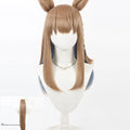 Uma Musume: Pretty Derby Cosplay Almond Eye Wig Halloween anime party heat-resistant synthetic light brown wig