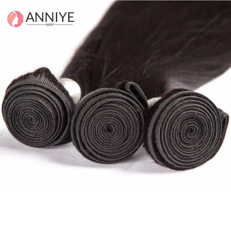 10-30 Inch Bone Straight Human Hair Weave Bundles 12A Brazilian Natural Color Remy Human Hair Extension 1 3 4 Bundles Weft