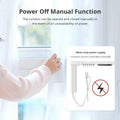 Zemismart Matter Over WiFi Electric Sliding Curtain Track with Smart Motor Support HomeKit SmartThings Alexa Google Home APP