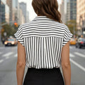Elegant Orientation] Summer Fashion Women's Striped - View 4 | SAMAG