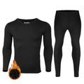 2025 New Men's Fleece Lined Thermal Underwear Set Motorcycle Skiing Base Layer Winter Warm Long Johns Shirts & Tops Bottom Suit