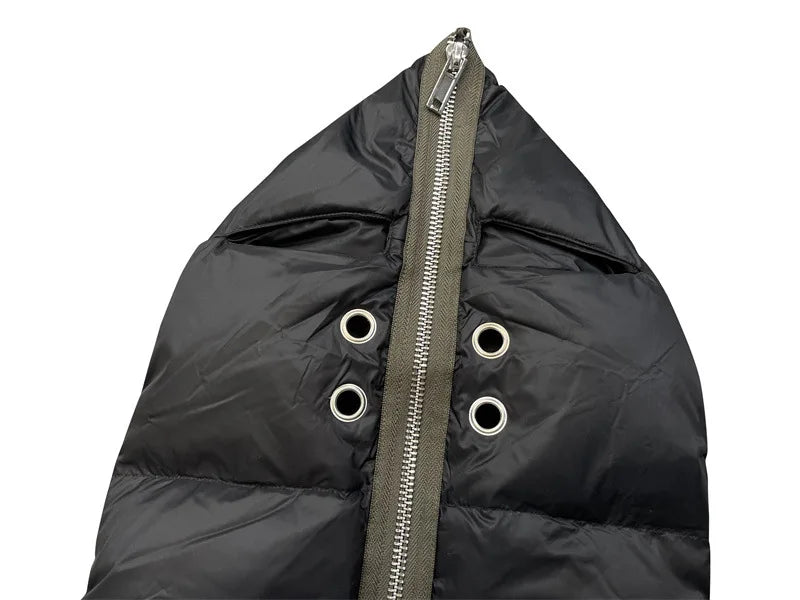 Men's Winter Warm Puffy Jacket Full Zipper High Street Duck Down Parkas Padded Thick Thermal Overcoat Designer Puffer Outerwear
