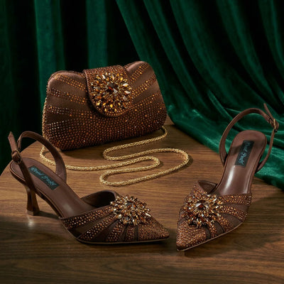 New Italian Pumps and Bag To Party INS Style Pointed | SAMAG