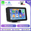 Podofo "Portable Car MP5 Player Wireless Carplay Android Auto Universal Multimedia Video Player Mirrorlink BT USB FM Radio