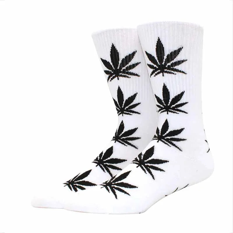 Unisex Socks Maple Leaves Fashionable Harajuku Casual | SAMAG