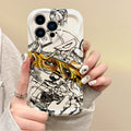 Gyro Zeppeli JoJo Steel Ball Run Phone Case For iPhone 16 Pro Max Case 15 14 13 12 11 8 7 Pro X XR XS Max Soft Transparent Cover