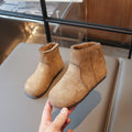 Autumn Winter Baby Boys Girls Snow Boots Outdoor Warm Plush Children Shoes Soft Sole Anti-slip Infant Shoes Toddler Kids Boots