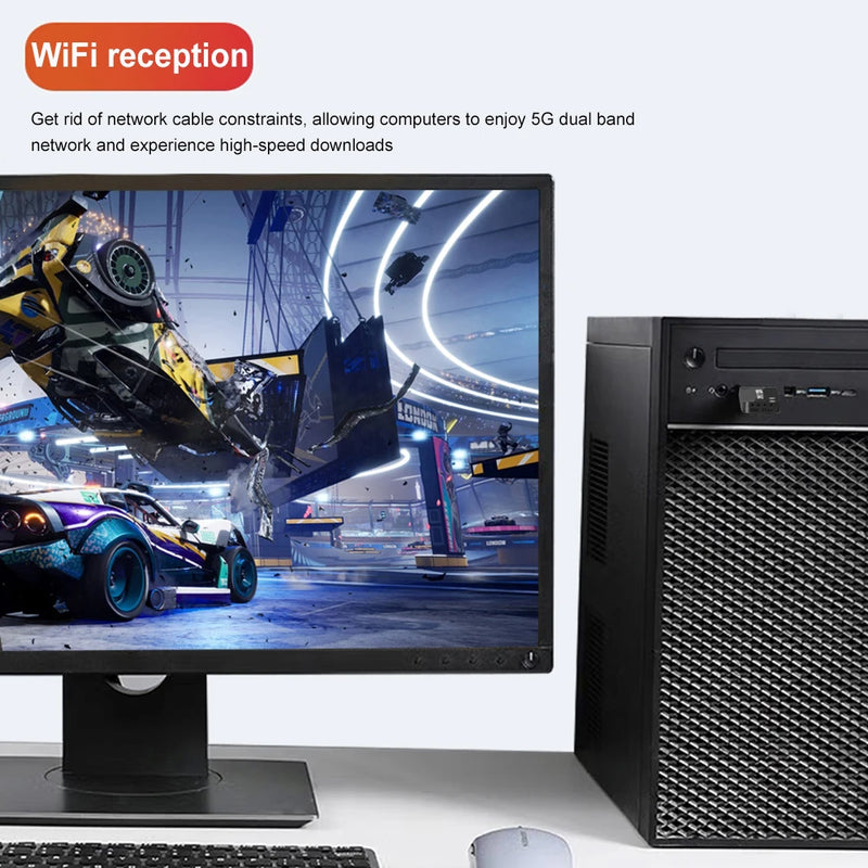 AX900 Driver - Free Wireless Network Card Dual - Band USB 900Mbps 2.4G&5GHz WiFi 6 Adapter for Win 7/10/11 - Visuel 6 | SAMAG