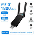 Bluetooth5.3 1800Mbps WiFi 6 USB Adapter 5G/2.4GHz USB3.0 Wi - fi Dongle Wireless Network Card Gain - Visuel 7 | SAMAG