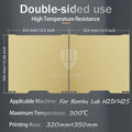 For Bambu Lab H2d Build Plate Bambulab Smooth H2S Build Plate 350x320 Hiqh Quality For Bambu Lab H2D Accessories Spare Parts