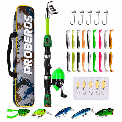 Mini Telescopic Fishing Rod Reel Combo 1.2M 1.5M 1.8M | SAMAG