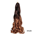 Loose Wave Braiding Hair Extensions 24" Synthetic Spiral Curls Braids Hair Pre Stretched Bouncy Braid French Curls Braiding Hair