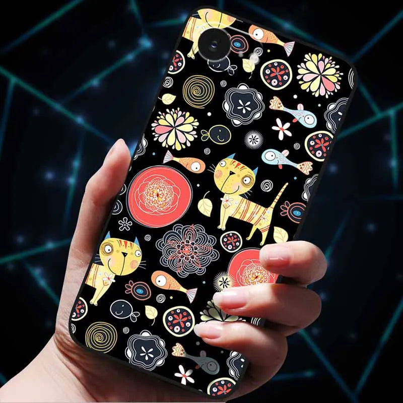 3D Flowers Emboss Fundas For iphone 16E Case iphone16 E Soft Silicone Phone Cases for iphone16 16 Back Cover Coque iphone16e Bag