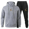 Pull à capuche et pantalon de jogging pour hommes et femmes ensemble deux pièces costume sportif hip hop - View 9 | SAMAG
