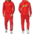 Spring Autumn CAN - AM BRP Logo Print Casual Long Sleeve Hoodies+Jogger Sweatpants Suit Men's Solid Color - View 6 | SAMAG