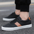 Men's Fashionable Casual Sports Sneakers - Round-Toe Lace-Up Design, Offering a Comfortable Experience Suitable for All Seasons