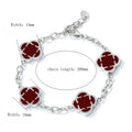 Trendy Men Petal Charms Chain Bracelet,Stainless Steel Natural Shell Chain Wristband, Birthday Anniversary Father Gift