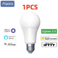 Aqara Smart LED Bulb T1 Tunable White Zigbee 3.0 E27 6500K 220-240V Bluetooth Smart home Light For Homekit Alice Google alexa
