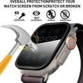 HD/privacy Anti-Scratch Screen Protectorfor Apple Watch Ultra 2 49mm Aluminium Alloy Case+Tempered Glass iWatch Ultra 49mm Film