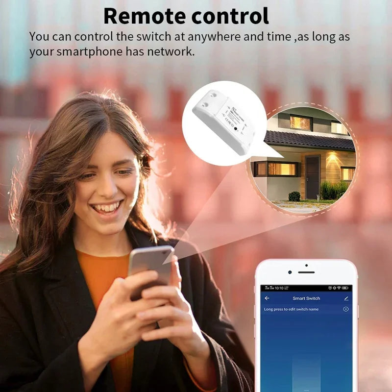Smart Home House Wifi Wireless Remote Switch Breaker Domotic LED Light Controller Module Alexa Google Home Smartlife Tuya APP