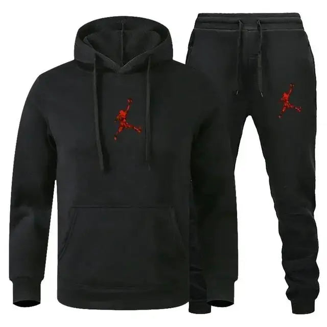 Pull à capuche et pantalon de jogging pour hommes et femmes ensemble deux pièces costume sportif hip hop - View 18 | SAMAG