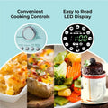 2026 hot sale l L Retro Countertop Microwave Oven, 800-Watt, 0.9 Cu Ft - 12 Pre-Programmed Cooking Settings - Digital Clock, Kit