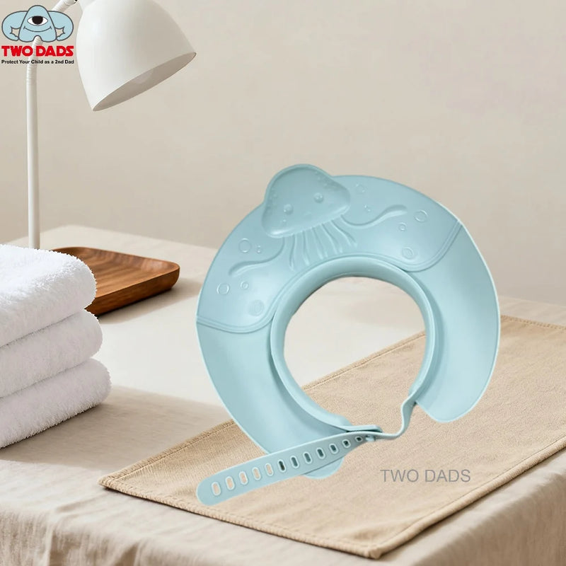 Baby Shower Soft Cap Adjustable Hair Wash Hat for Kids Ear Protection Safe Children Shampoo Bathing Shower Protect Head Cover
