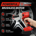 1000N.m Cordless Impact Wrench Brushless 20V 1/2 inch Power Tool Sets High Torque 2x1500MAh Batteries for - View 5 | SAMAG