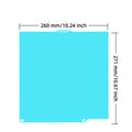Glacier Cold Build Plate For Elegoo Centauri Carbon Heat Bed High Viscosity Two Sided Printing 261mm*270mm 3D Printer Parts