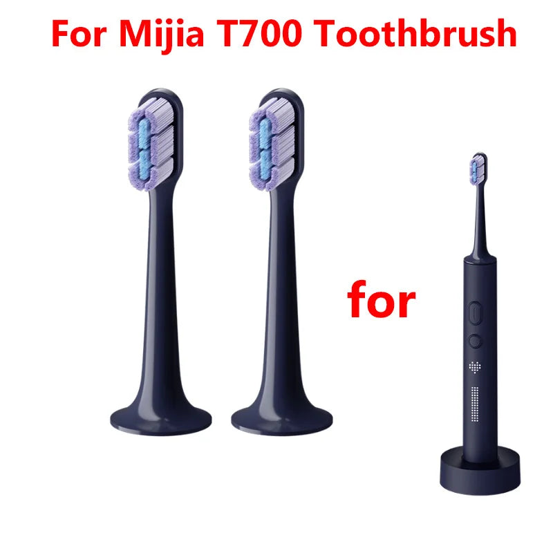 Original for Mijia T700 Head Sonic Electric Toothbrush Head Universal 2pcs High-density Brush Head Replacement Heads