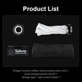 Selens 70/90/110cm Reverse Octagon Umbrella Softbox Bowens Mount Portable Light Softbox for Flash LED Light Photo Studio Kits