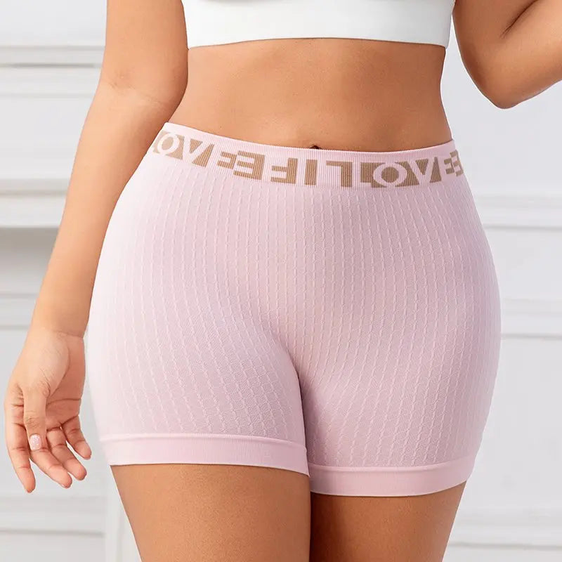 Ribbed Yoga Shorts Seamless High Waist Hip Lifting Elastic Breathable Quick Dry Fitness Running Casual Sports Bottoms for Women