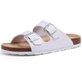 Litfun Classic Cork Clogs For Women Men Genuine Summer Clogs with Arch Support Cork Leather Home Mules Shoes Thick Beach Sandals