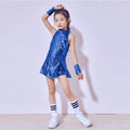 LOlanta 5 - 12 Years Girls Sequins Cheerleading Dress - View 4 | SAMAG