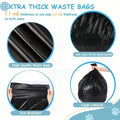Leak Proof Dog Poop Bag Thickened Leak Proof Dog Poop Bag | Portable Pet Waste Bag Refill Rolls, Pet Cleaning Supplies