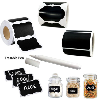 /Roll 3 Styles Removable Blackboard Stickers | SAMAG