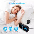 LED Alarm Clock Multifunctional Electronic Shaker Clock Bedside Digital Luminove Clocks Modern Minimalist Designer Desktop Clock
