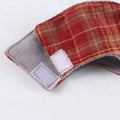 Cute Warm Plaid Hamster Cape Windproof Comfortable Furry Collar Scarf Set Adjustable Pet Transformation Outfit Costume Party