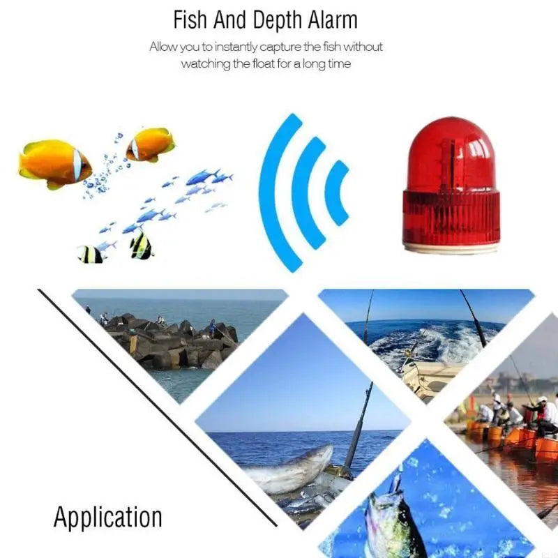 Portable Fish Depth Finder Water Handheld Transducer | SAMAG