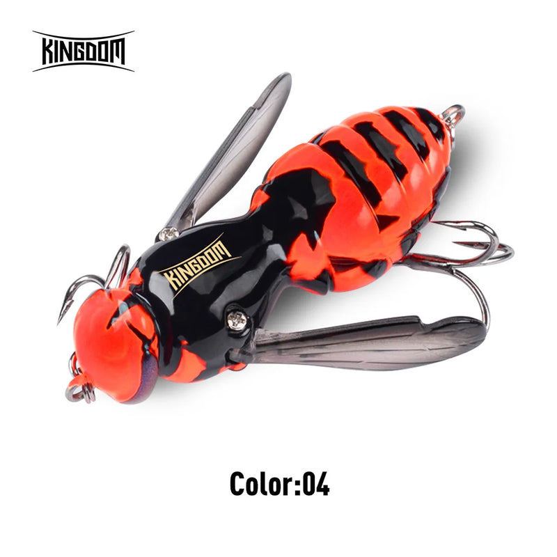 Kingdom Wasp Crawl Bait 4.2g 40mm 6.6g 48mm Floating | SAMAG
