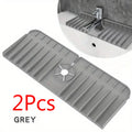Silicone Faucet Mat Dish Soap Sponge Holder Sink Kitchen Countertop Drying Mat Bathroom Kitchen Sink Splash Guard Drain Pad