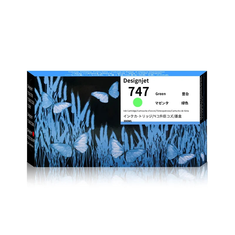 746 747 Pigment Ink Compatible Color Inkjet Ink Cartridge P2V82A P2V83A P2V80A  for HP746 for HP DesignJet Z6 Z9 Z9+ Printer