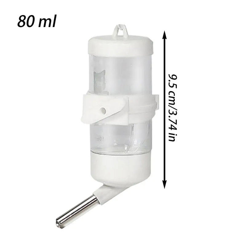 Water Bottle for Hamster Ferrets Water Dispenser No Drip Drinker Small Accessories for Cage Gerbil Dwarf Hamster Hedgehog Pet