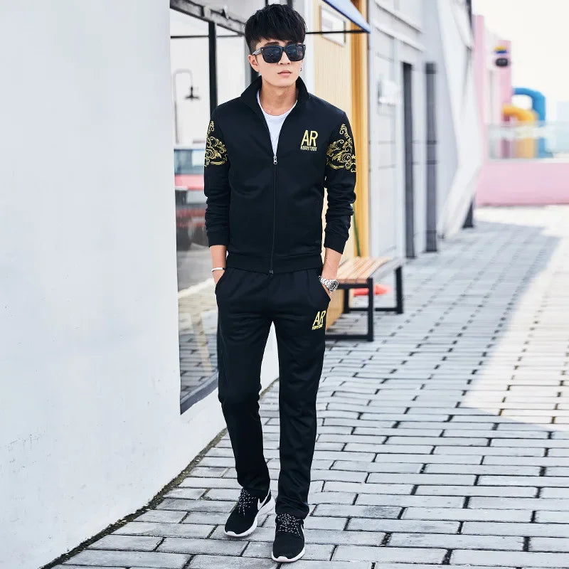 Plus Size 5XL 6XL Men's Tracksuit Autumn Clothes | SAMAG